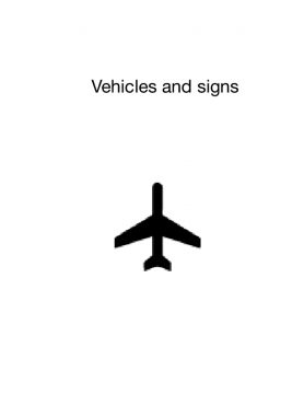 Vehicles and Signs