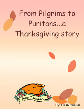 From Pilgrims to Puritans... A thanksgiving story