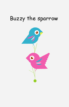 Buzzy the sparrow