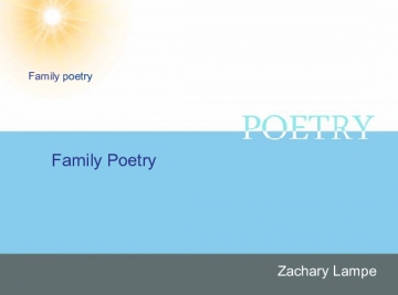 Family poetry