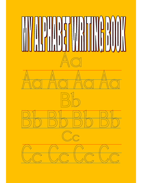 My alphabets writing book