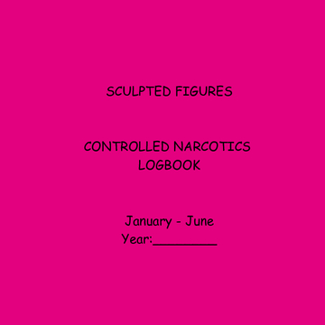 NARCOTICS LOGBOOK - JANUARY THRU JUNE