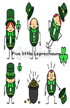 Five little leprechauns