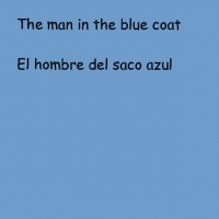 The Man in the blue Coat