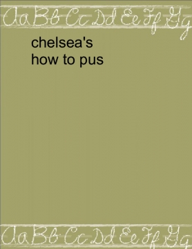Chelsea's how to pursue your life long goal to an actor