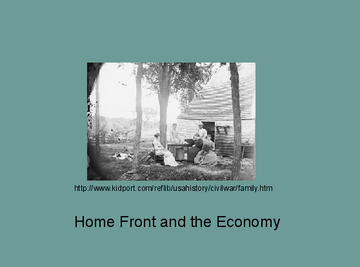 Home Front and the Economy