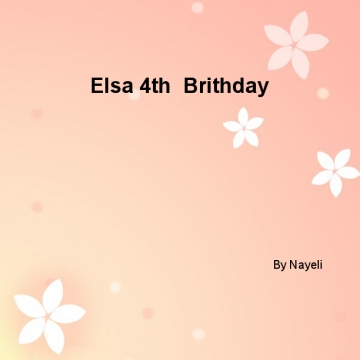 Elsa 4th birthday