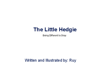 The Little Hedgie: