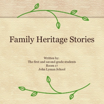 Family Heritage Stories