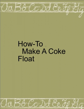how to make a coke float