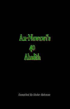 An Nawawi's 40 Ahadith
