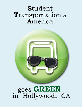 Student Transportation of America goes GREEN in Hollywood, CA.