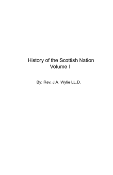 History of the Scottish Nation Volume I