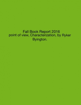 Fall Book Report 2016