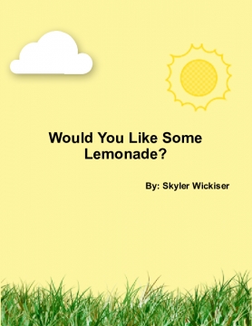 Would You Like Some Lemonade?
