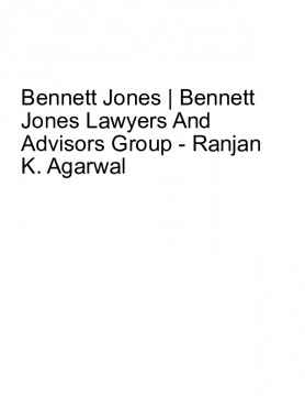 Bennett Jones | Bennett Jones Lawyers And Advisors Group