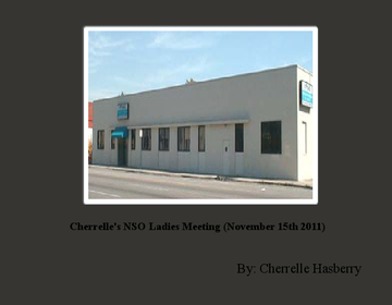 Cherrelle's NSO Ladies Meeting (November 15th 2011)
