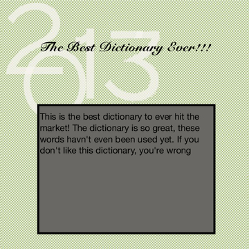 The best dictionary ever!