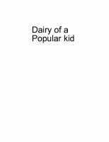 Dairy of a Cool Kid