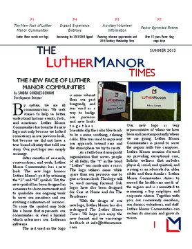 Luther Manor Times