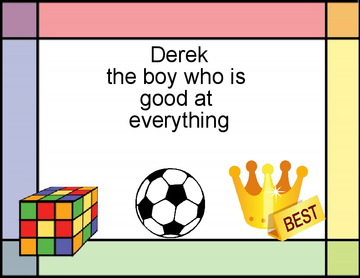 derek the boy who was good at everything