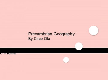 Precambrian geography