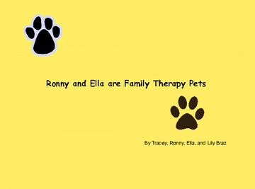 Ronny and Ella are therapy pets
