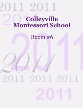 Colleyville Montessori School Room #6 Yearbook