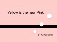 yellow is the new pink