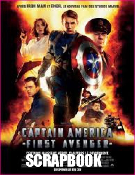 Captain America Fist Avenger Movie Scrapbook