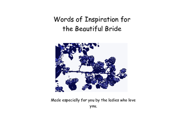 A Book for the Beautiful Bride