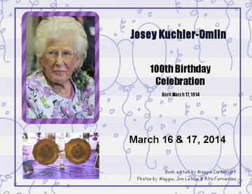 Josey Kuchler-Omlin 100th Birthday