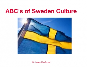 ABC's of Sweden Culture