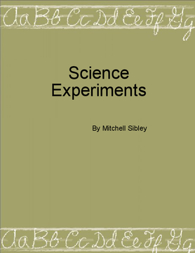 Science Class Experiments