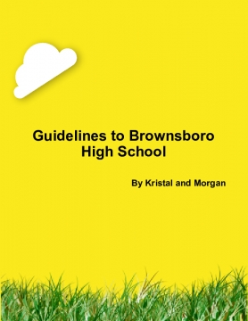 Guidelines to Brownsboro High School