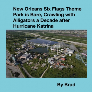 New Orleans Six Flags Theme Park is Bare, Crawling with Alligators a Decade after Hurricane Katrina
