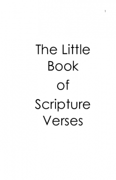 The Little Book of Scripture verses