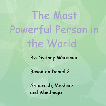 The Most Powerful Person in the World