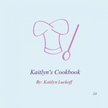 Kaitlyn's Cookbook