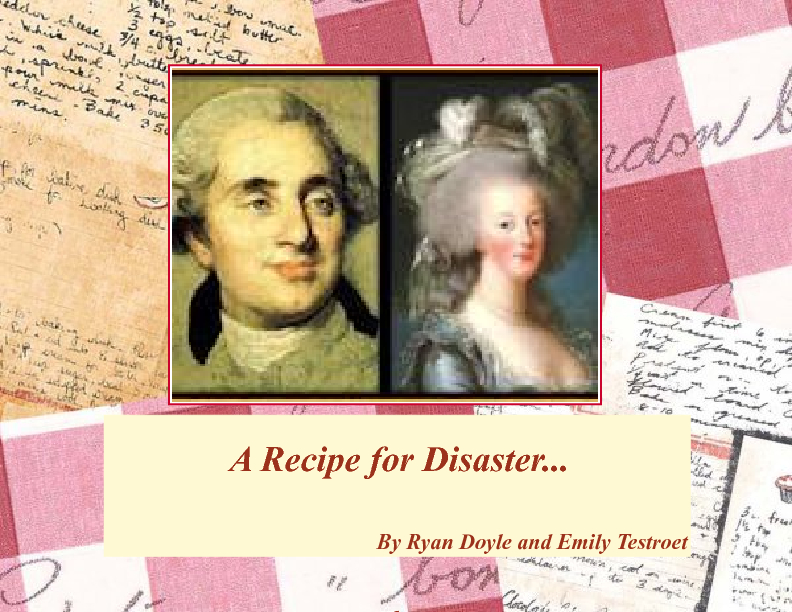 recipe for disaster by maureen fergus