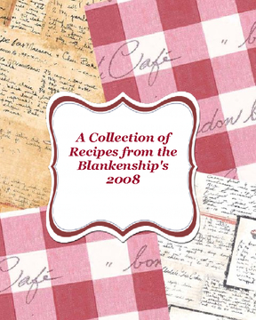 Family Cookbook 2008
