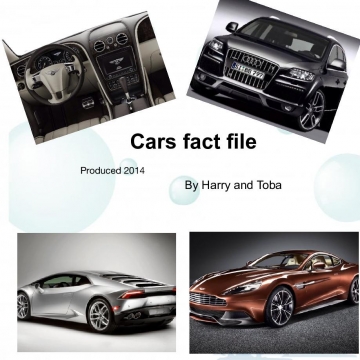 Fact file I about super cars
