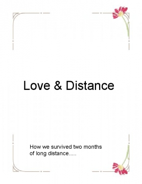Love & Distance