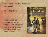 Two tickets to freedom (events)