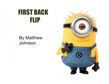 First Back Flip