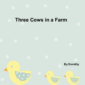 Three Cows in a Farm