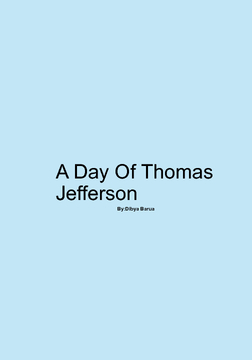 A Day Of Thomas Jefferson