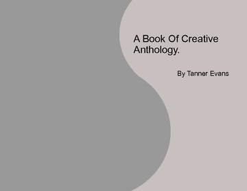 A Book Of Creative Anthology
