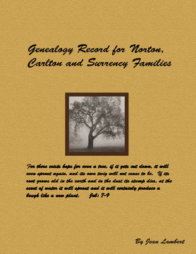 Family History for Norton, Carlton and Surrency