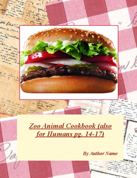 Zoo Animal Cookbook